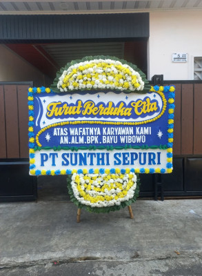 Papan Bunga Duka di Jungai